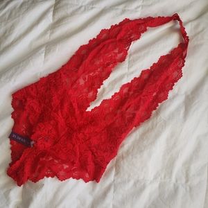 NWT Adore Me red lingerie outfit